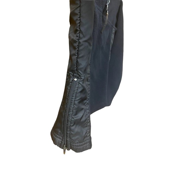 Girls Y2K Extreme Limit Black 3/4 Zip Up Fleece Hooded Jacket size 7/8 - Picture 5 of 6